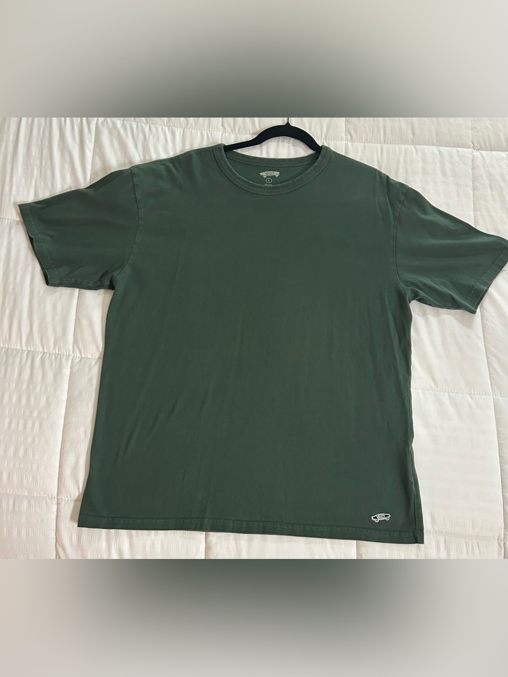Vans Vault Classic Men's Crew Neck T-Shirt in Dark Green•Pocketless•Size Large